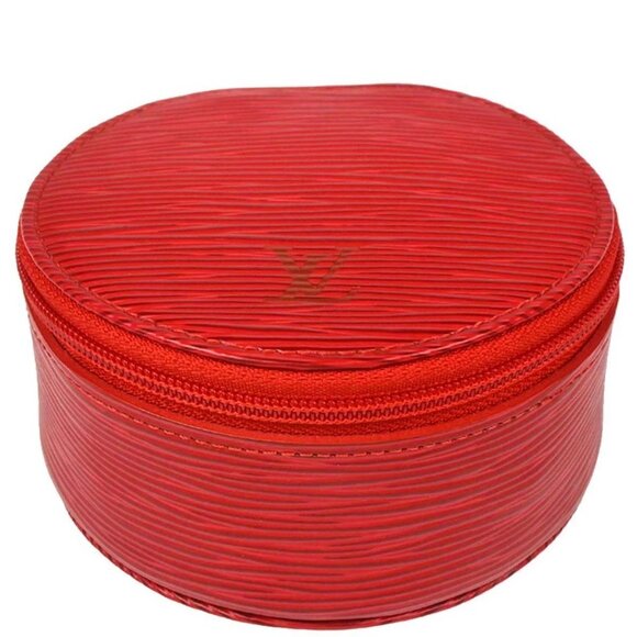 Louis Vuitton Red Epi Ecrin Bijou 10 Jewelry Case Pouch - Picture 1 of 8